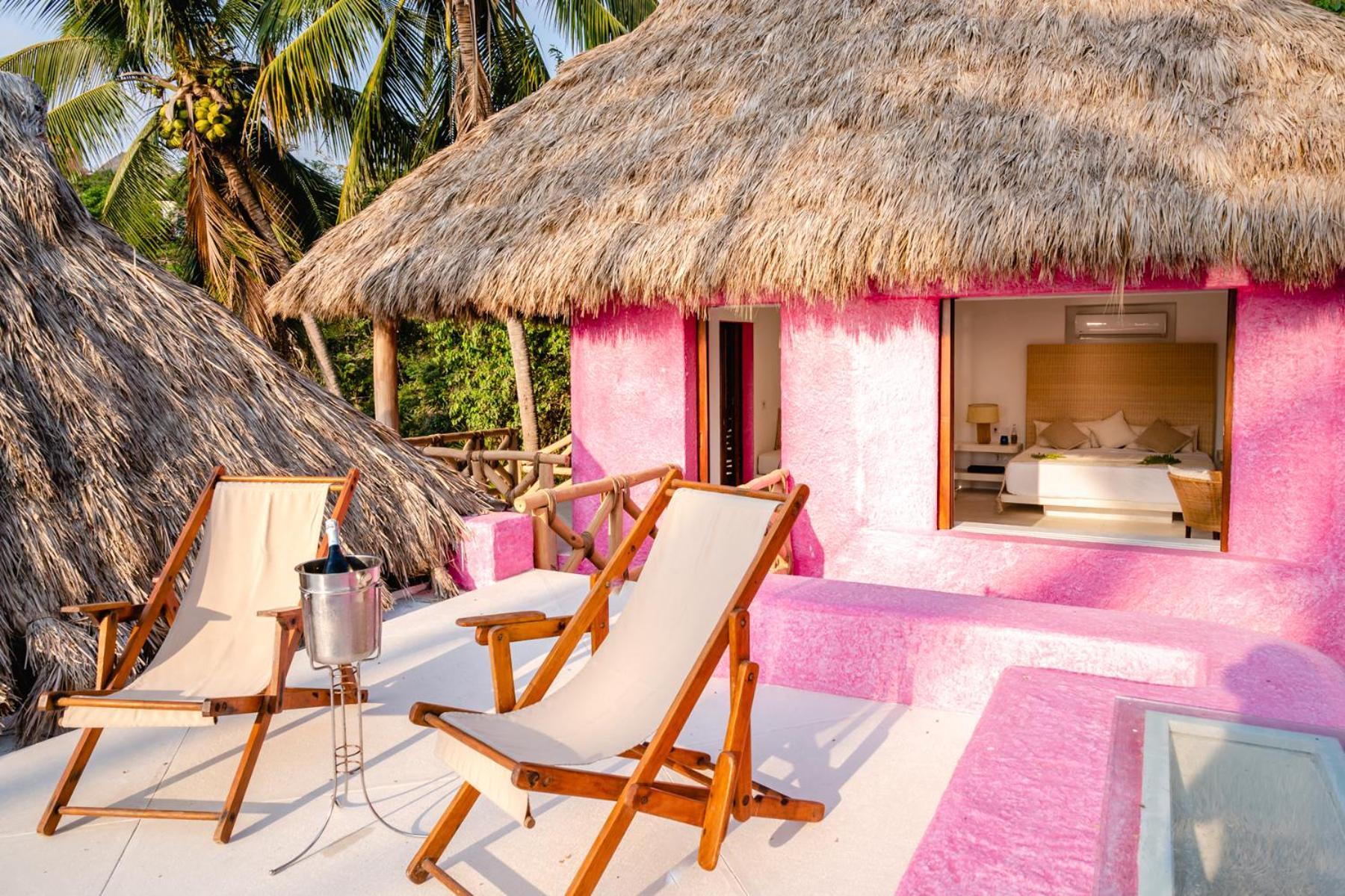 Playa Rosa Bungalows Careyes Exteriör bild