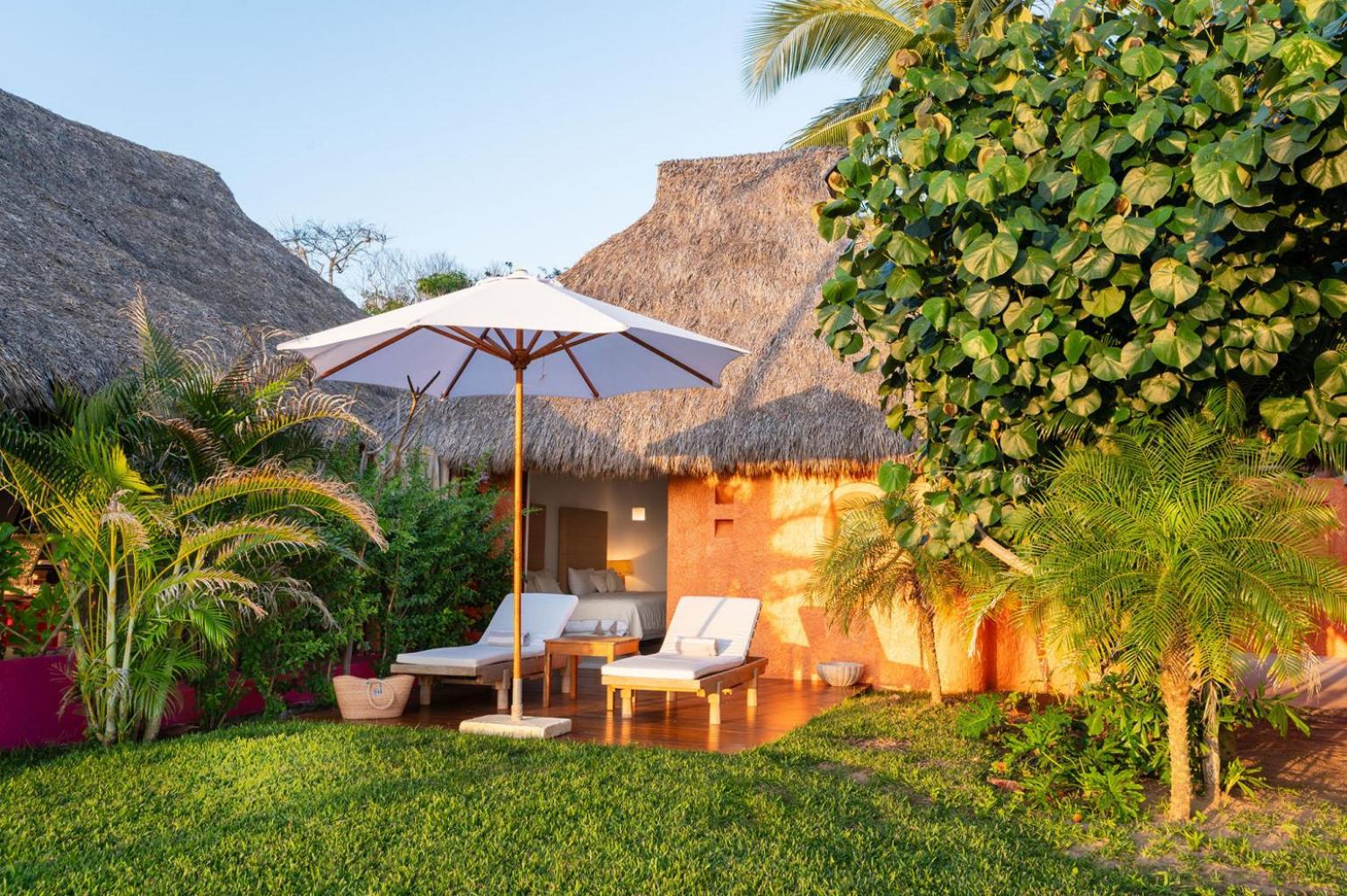 Playa Rosa Bungalows Careyes Exteriör bild