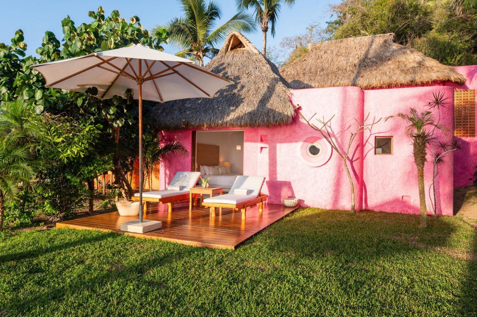 Playa Rosa Bungalows Careyes Exteriör bild